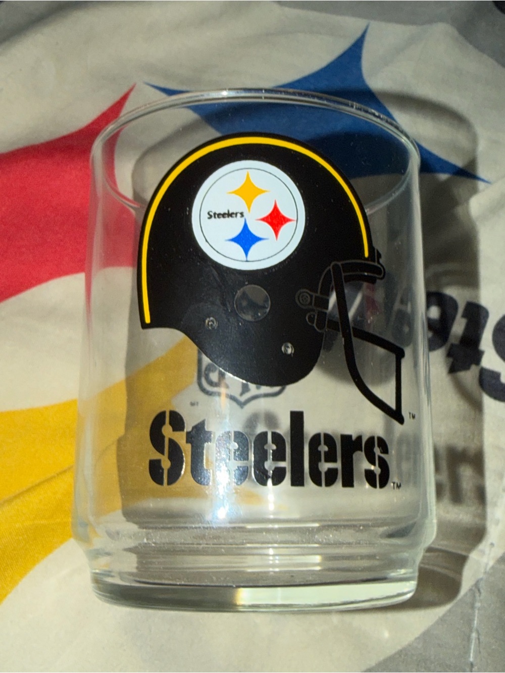 NFL Football Pittsburgh Steelers Beer Glass Vintage Classic Used Pre Owned As Is